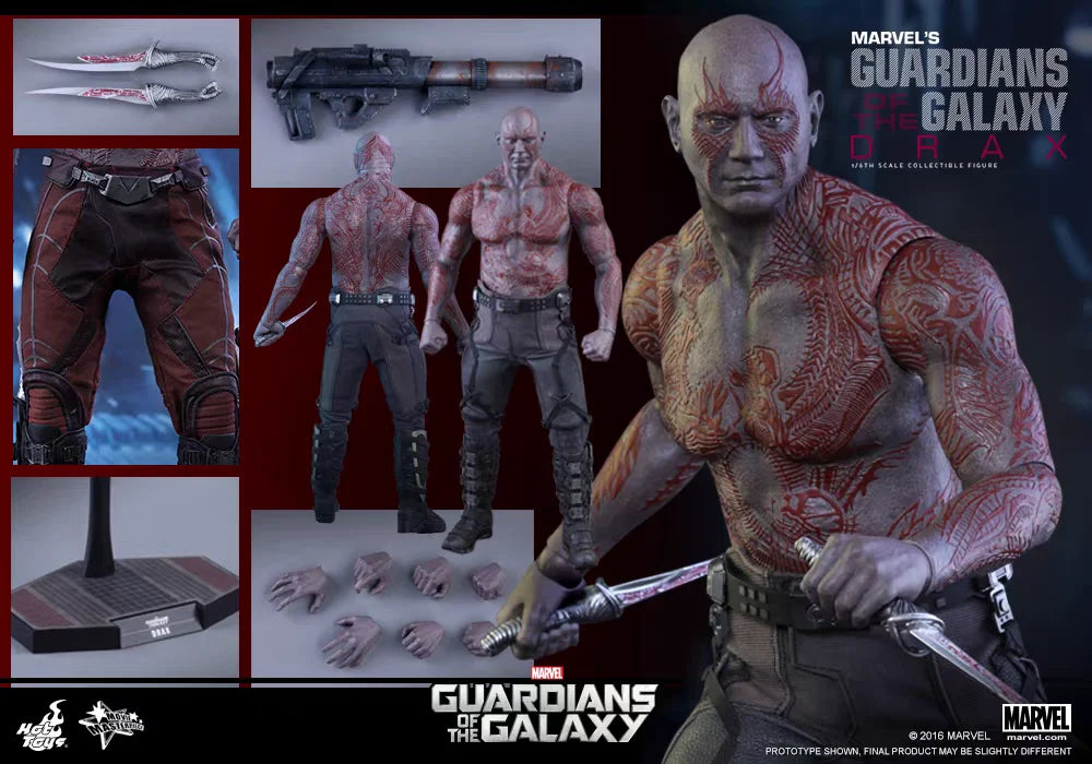 【MT】Original Hottoys MMS355 Marvel GUARDIANS OF THE GALAXY DRAX 1/6TH SCALE COLLECTIBLE FIGURE