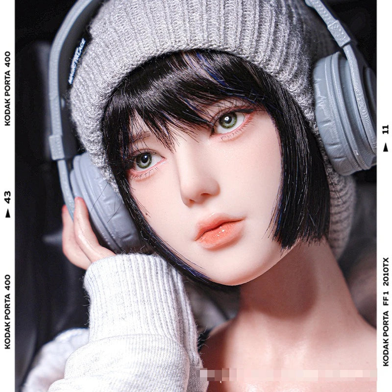 Original 1/3 Silicone Doll Chinese Anime Movable Doll Female Soldier Adult Figure
