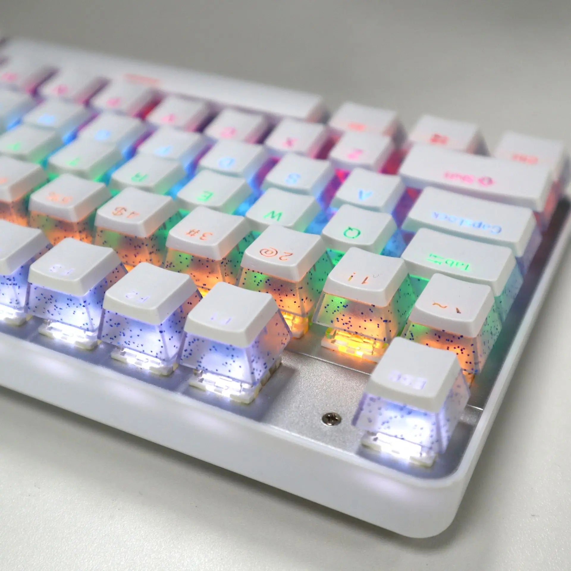 104 Keys PBT Pudding Keycap Two-color Injection OEM Profile DIY Keycaps for Gateron Cherry MX Switch Gaming Mechanical Keyboard