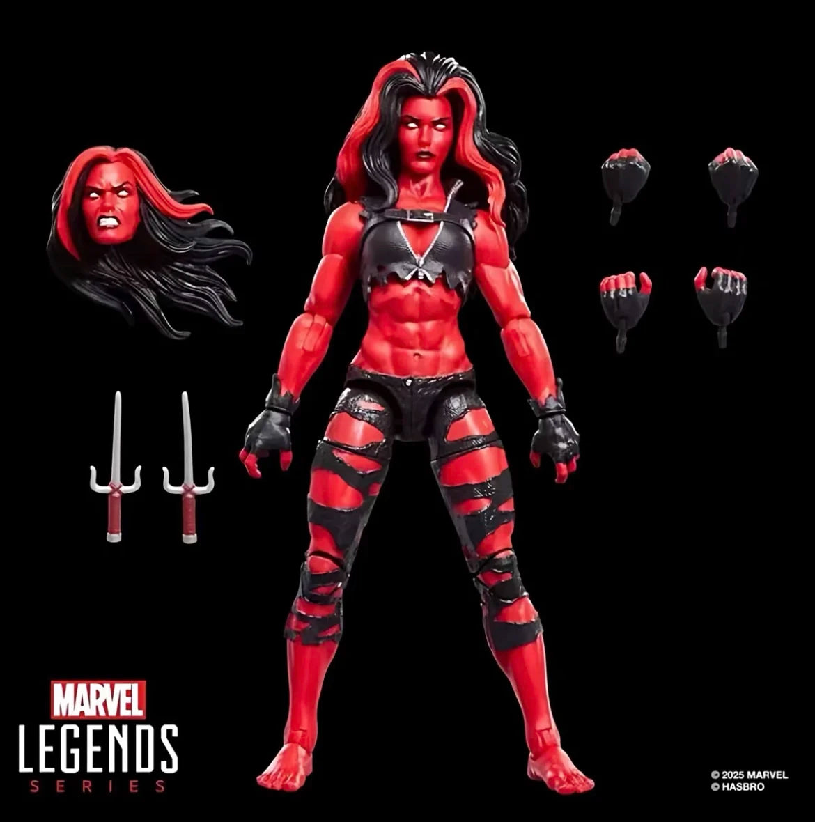 New Stock Hasbro MarvelLegends X-Men Red Hulk 6-inch Action Figure Collection Gift