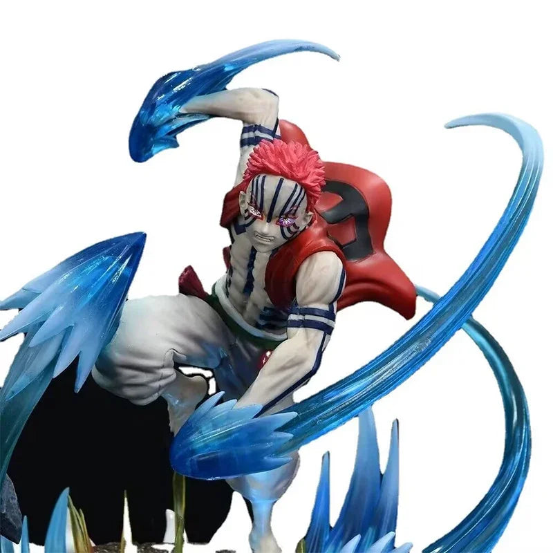 Anime Demon Slayer Akaza Figures Rengoku Kyoujurou Kokushibo Action Figure PVC Figurine Model Ornament Collectible Table Crafts