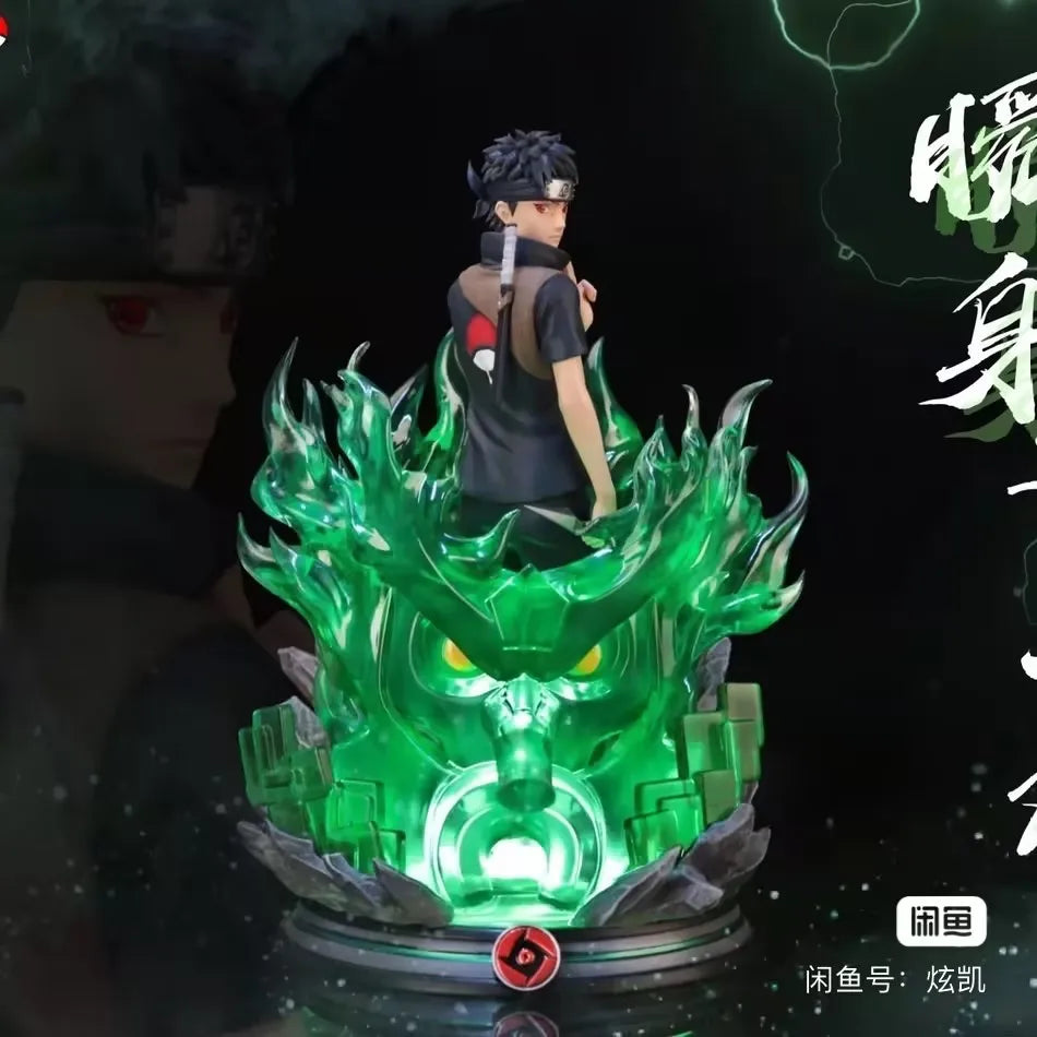 25CM Anime Naruto Uchiha Shisui Statue PVC Actionfigur Naruto Shippuden Kakashi Figur Sammlermodell Spielzeug Schreibtischdekoration