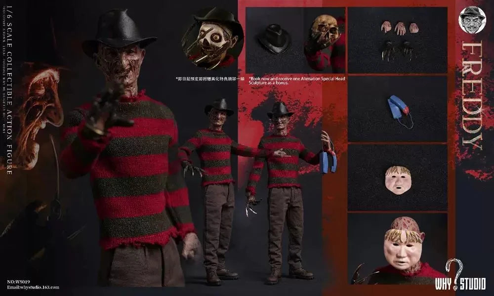 【MT】Original WHY STUDIO NO:WS019 Jason Vs. Freddie FREDDY 1/6 Action Figure Toy Collection