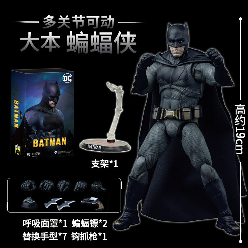 Fondjoy Justice League Ben Batman Figure Superman Batman Wonder Woman Aquaman Mera Anime Figures Collectble Models Toys Gift