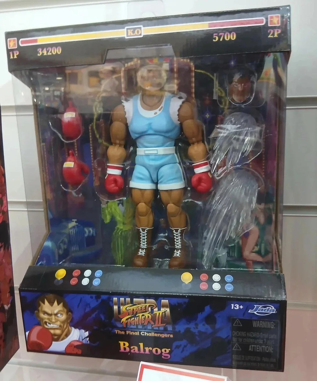In Stock Originate JADA TOYS SF AKUMA Gouki Balrog E.Honda Edmond Honda Cammy White Movable Model Game Anime Figures Model Toys