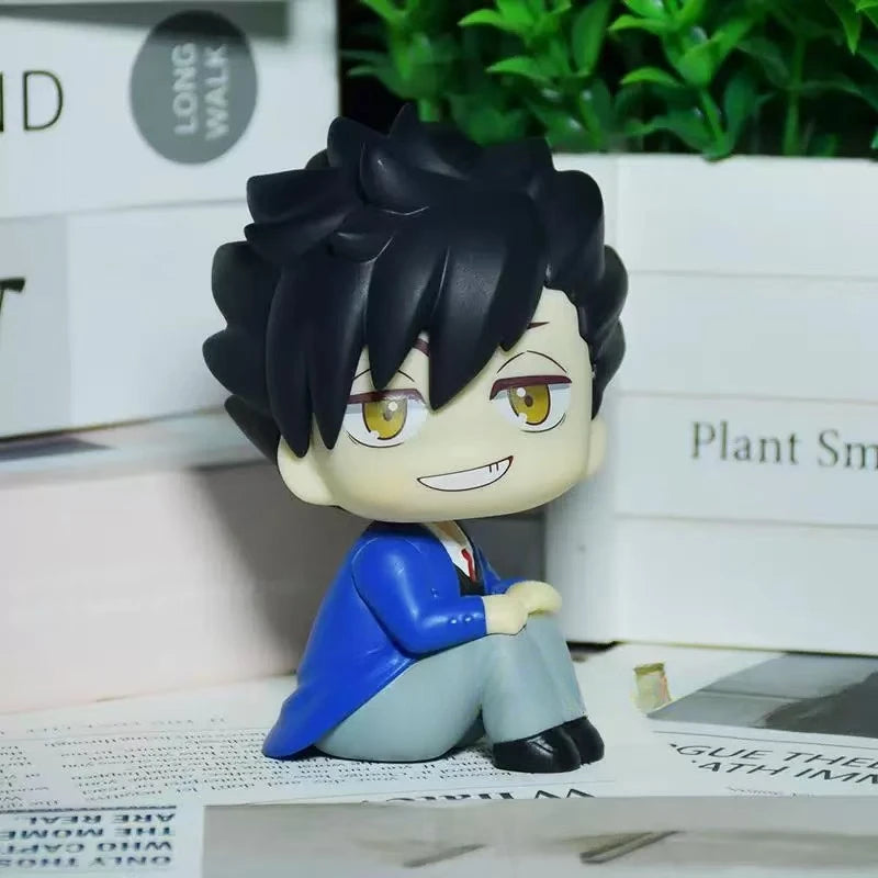 Anime Cute Haikyuu Nendoroid Figure Mini Kozume Kenma Tetsurou Kuroo Action Figure Look Up Doll PVC Collection Birthday Gifts