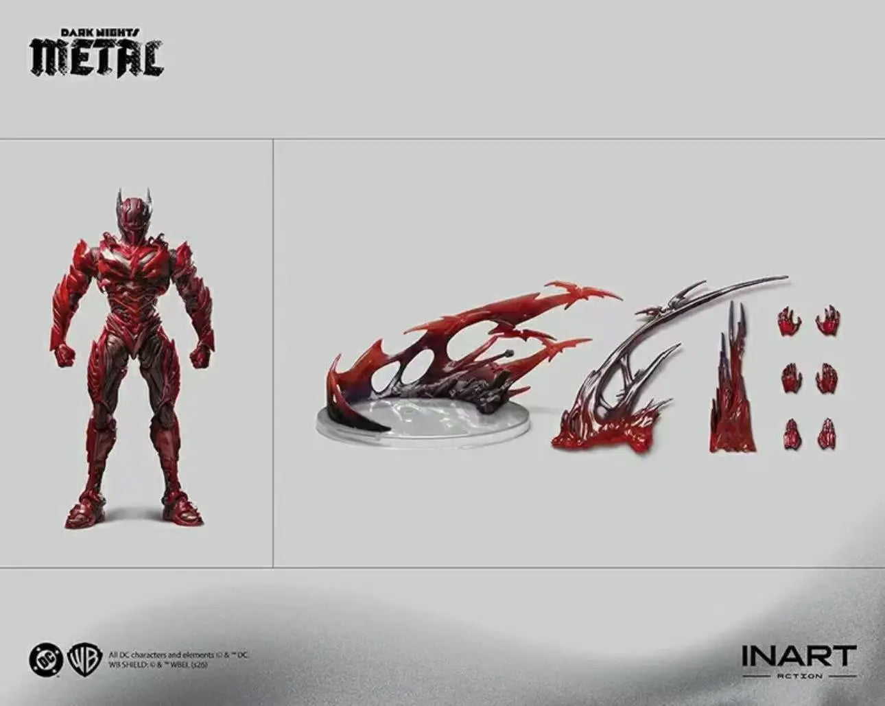 Spot Goods INART Action Dark Nights: Metal Red Death Articulated Action Figure