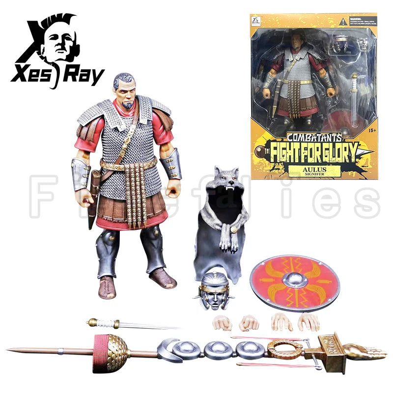 1/12 7inches XesRay Fight For Glory Action Figure Wave 4 Marcus Aulus Roman Infantry Anime Model