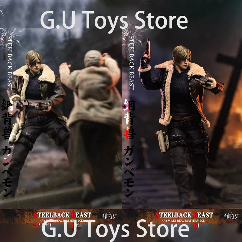 In Stock Patriot Studio 1 12 Leon S Kennedy Collectible Action Figure Resident Evil Real Masterpiece RPD Gift For Toy Collectors