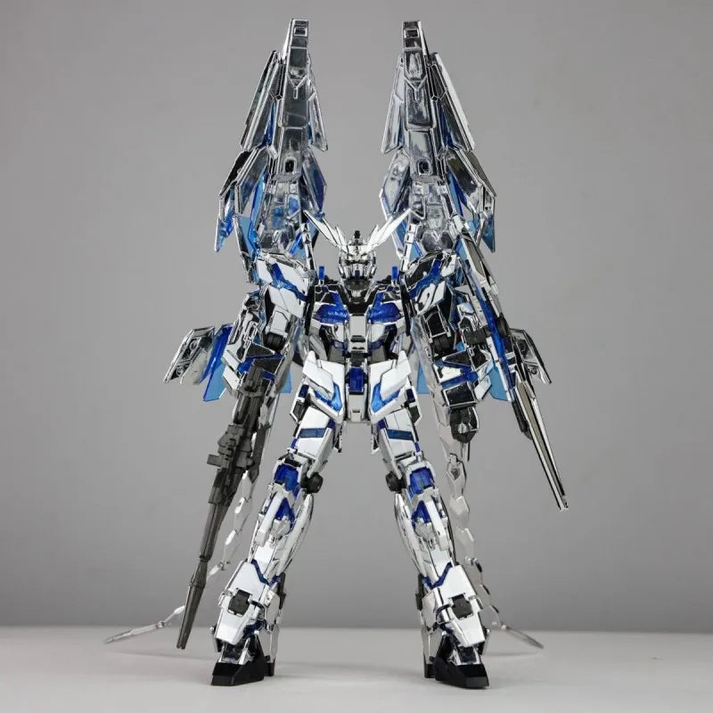 New Xd Electroplated Fire Phoenix Unicorn No.3 Hg 1/144 Assemble The Model Children Toy Action Figures Decorative Gifts