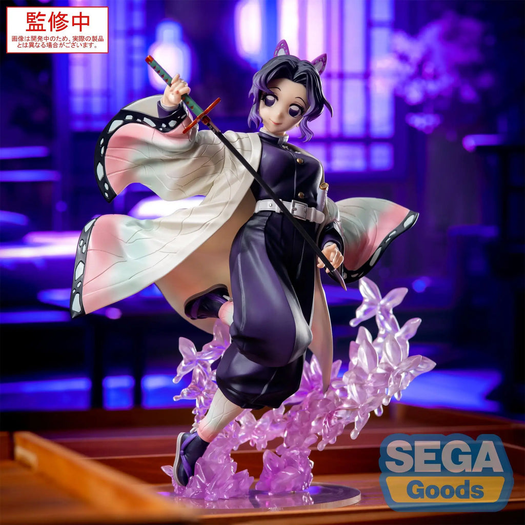 В наличност Оригинална SEGA Demon Slayer Luminasta Kochou Shinobu PVC Аниме Фигурка Екшън Фигурка Модел Играчки Подарък