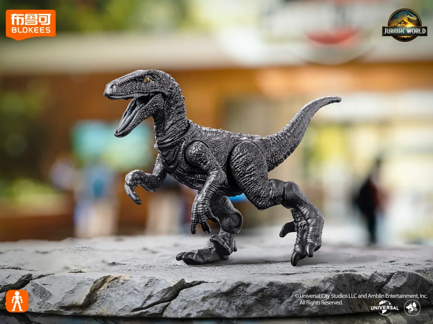 Original Blokees Jurassic World Terraventure Series Vol.1 Blind Box Action Figures Tyrannosaurus Peripheral Collection Boy Gift