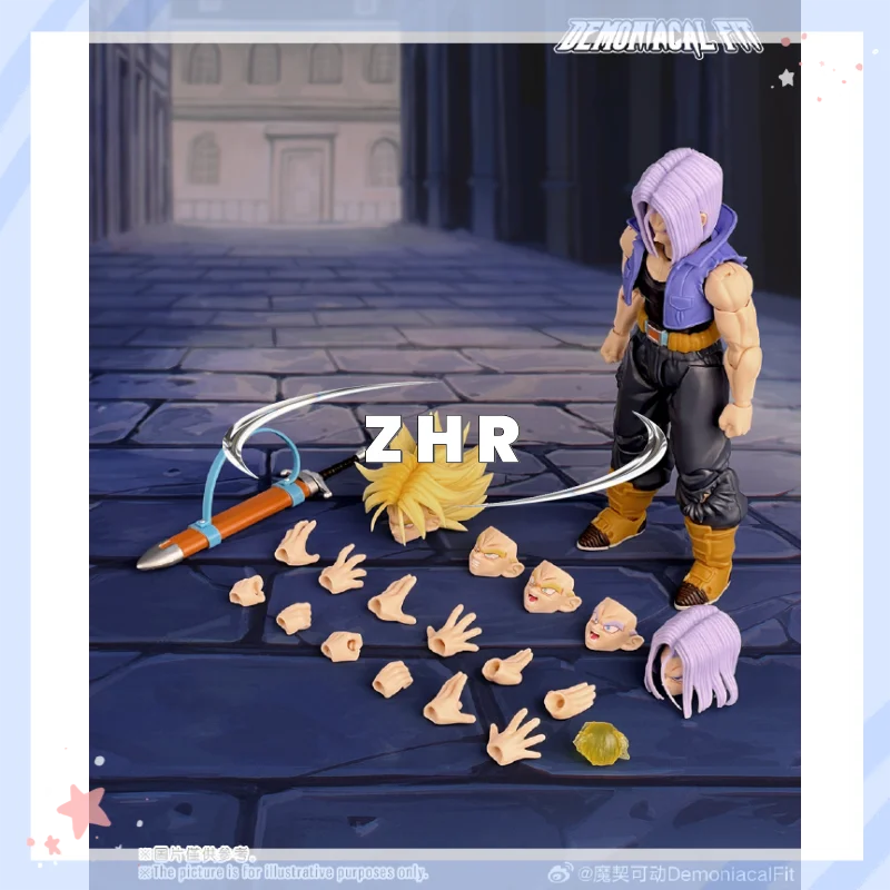 In Stock Dragon Ball Demoniacal Fit Trunks Son of Tomorrow Extraordinary master Animation Model Action Figure Toy CollectionGift