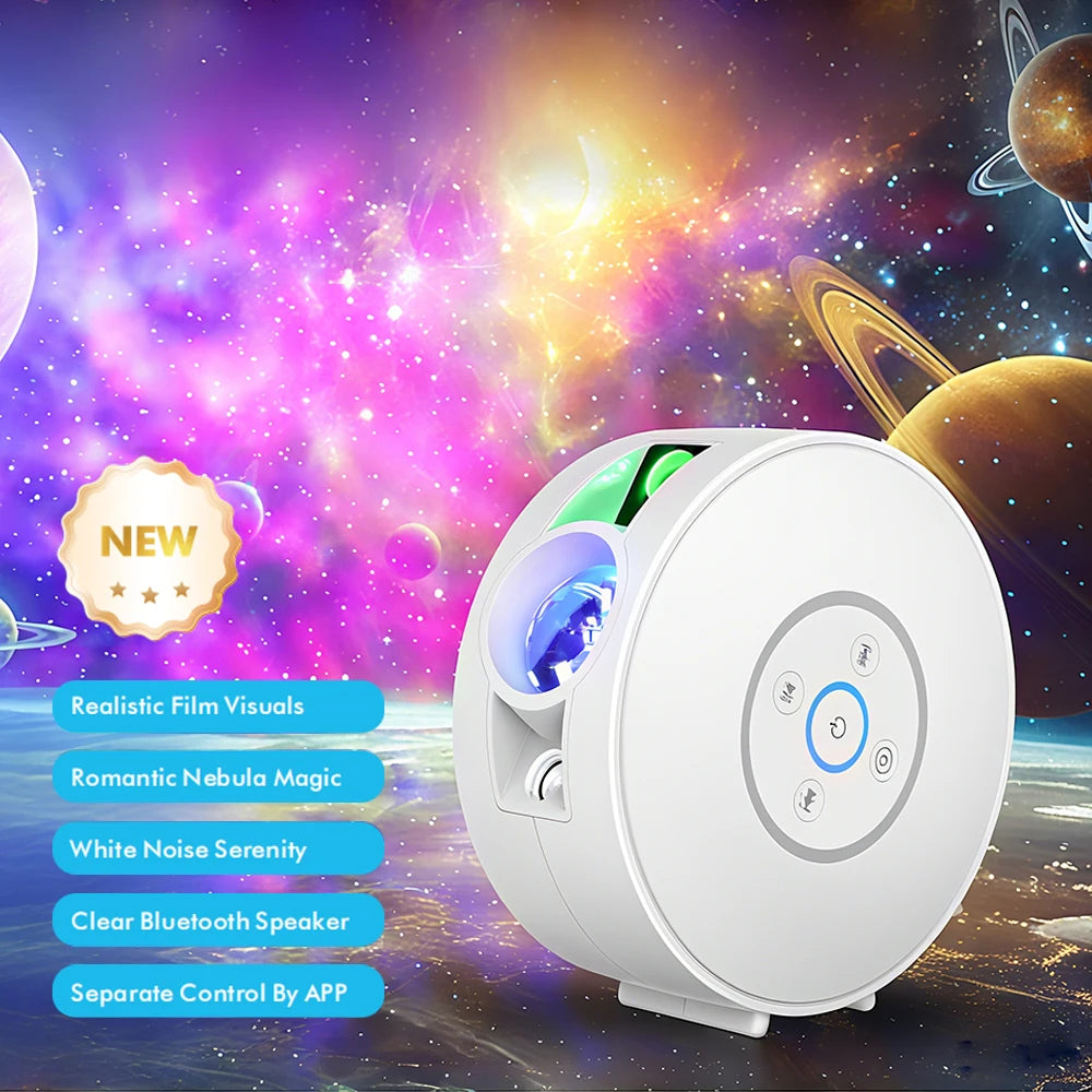 Smart Galaxy Star Projector Night Light App Controlled Nebula Ceiling Night Light For Gaming Room Bedroom Decor