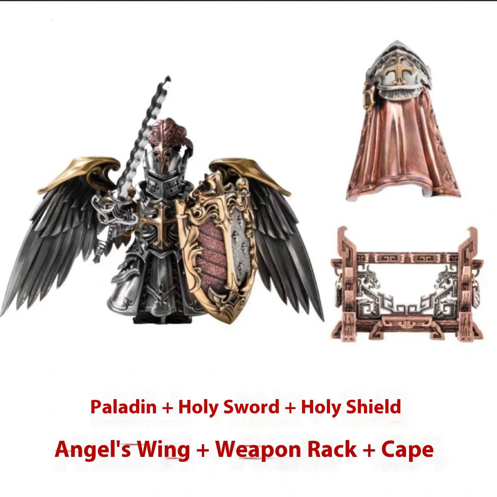 Paladin Metal Toy Figure Model Crusader Magnetic Detachable Desktop High-End Decorative For A Few Days Ornaments Figure Gift