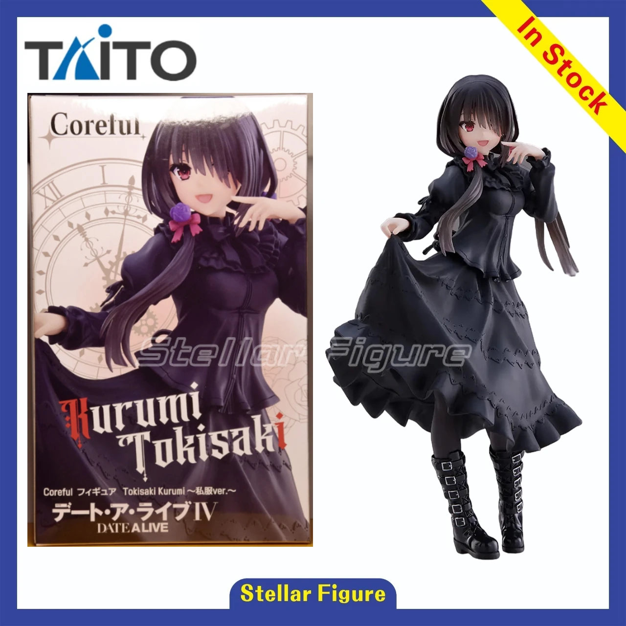 【SF】In Stock TAiTO Coreful Figure DATE ALIVE IV Kurumi Tokisaki Figures Ornaments Model Toys Collection