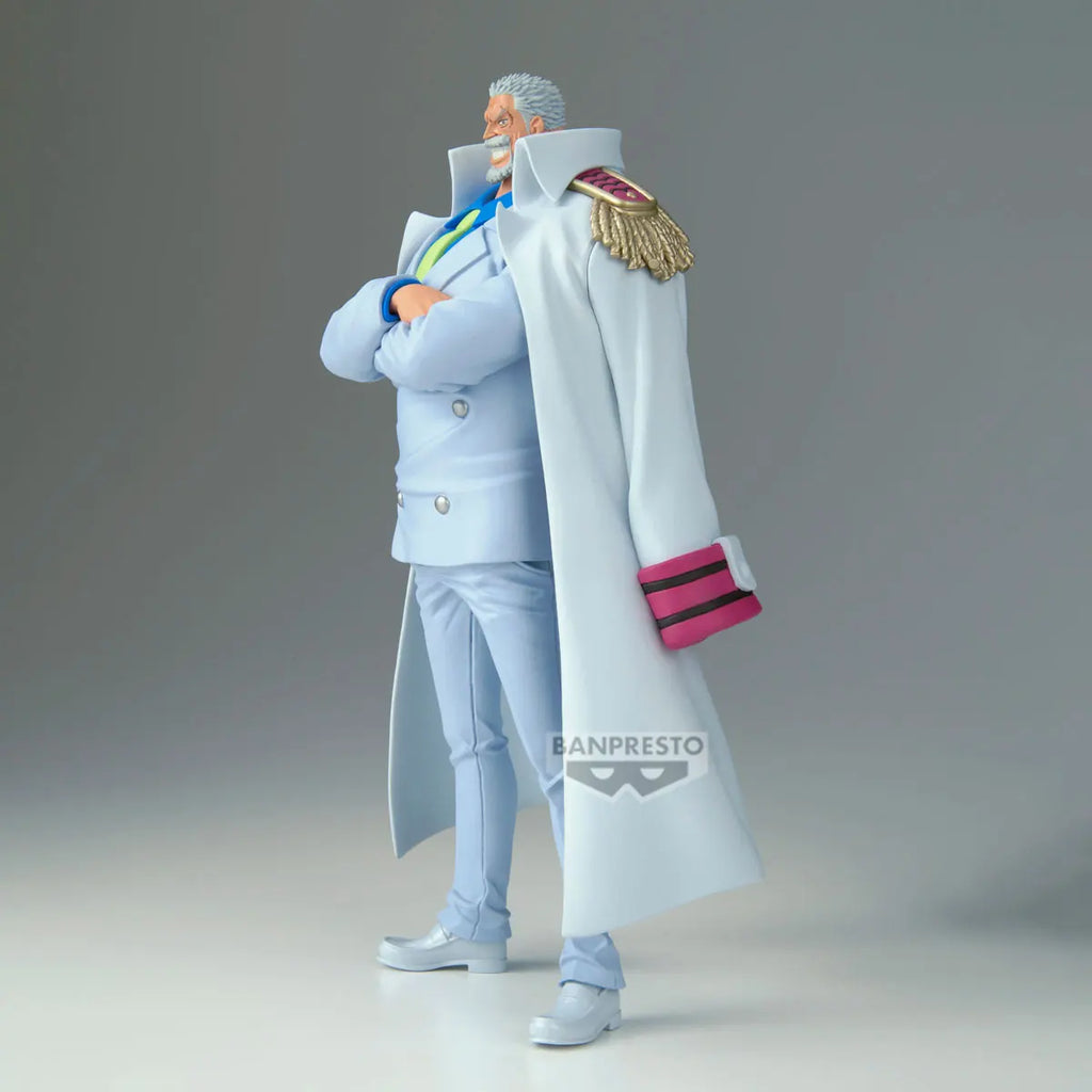 В наличност Оригинални BANPRESTO ONE PIECE DXF Monkey D Garp PVC Аниме Фигурки Екшън Фигурка Модел Играчки Подарък