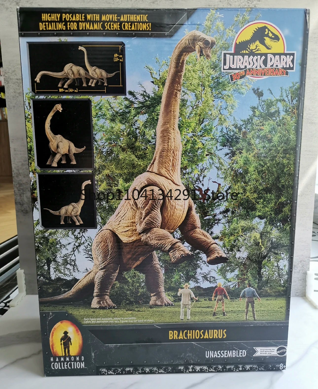 Original Jurassic World Hammond Collection Action Figure Trex Baryonyx Velociraptor Jurassic Park Model Dinosaur Childrens Toys