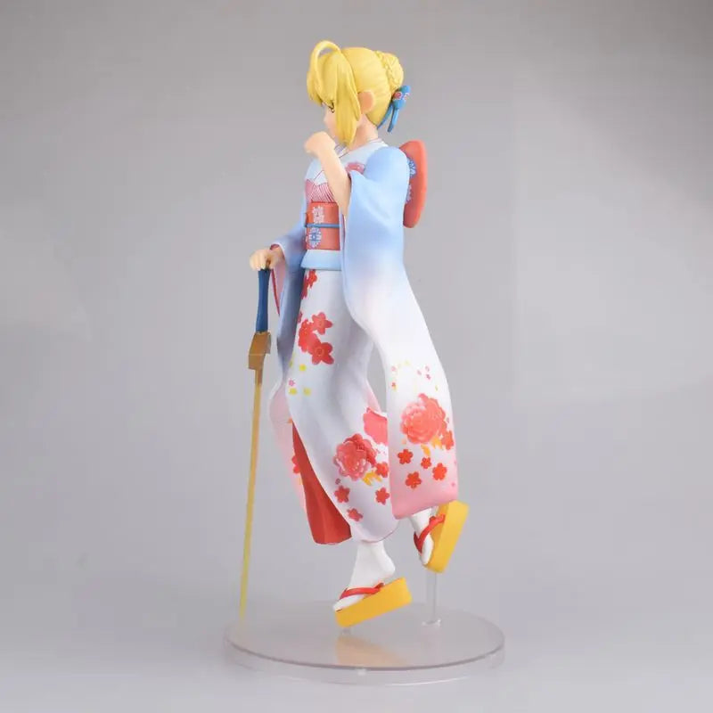 25 см Fate/stay night Saber Boxed Retail Figure Action Model Cartoon Doll Ornament Collection Toys Gifts