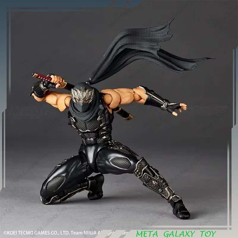 KAIYODO Ninja Gaiden Amazing Yamaguchi Revoltech NR052 Ryu Hayabusa Ko 6 Inch Action Figure Custom Model Replica Statue Toy Gift