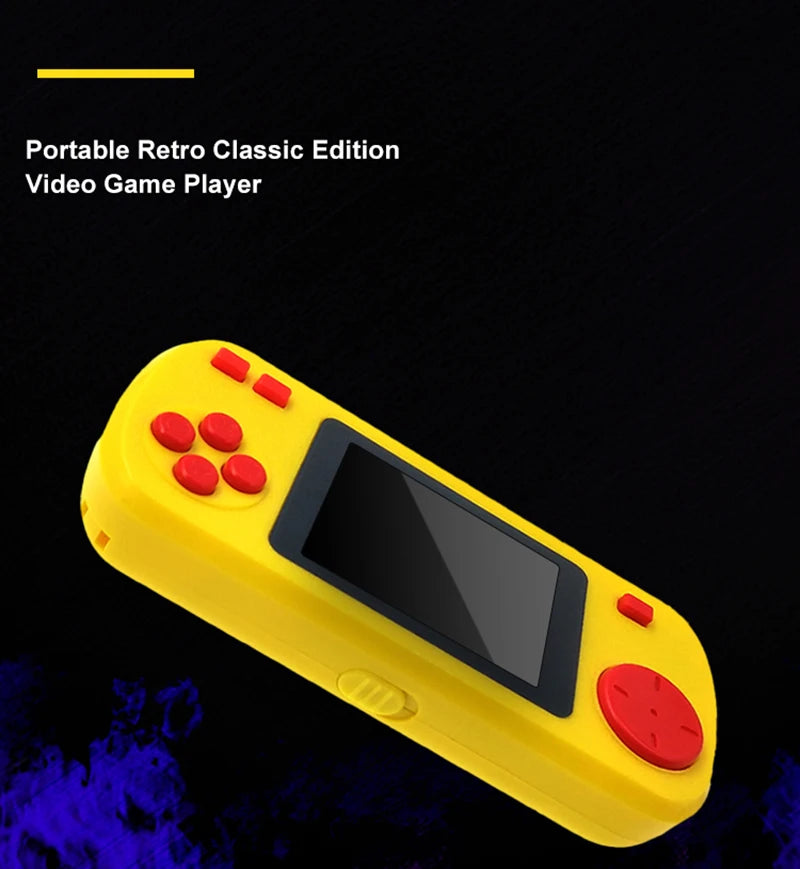 GAMINJA GC32 2.4 Inch TFT Screen Classic Retro Game Player Built-in 128 Games Portable Handheld Video Game Console