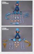 Spot Delivery Repaired version YGMW Studio OCToys Dragon Ball Ultra Blue Beigit 09A  09B NYCC Color Matching Action Figure Toy