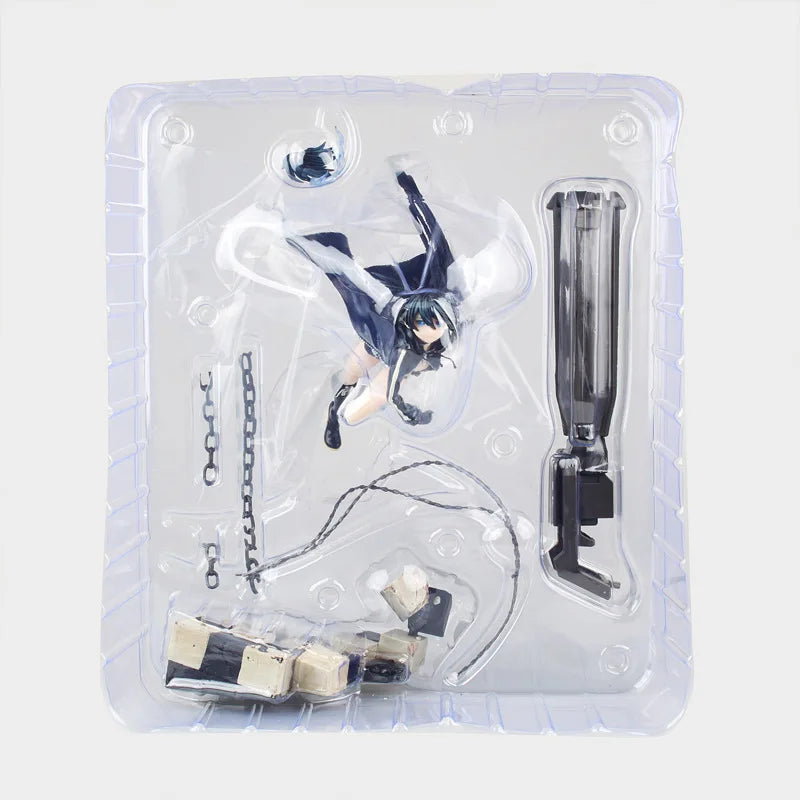 15cm Black Rock Shooter Brs Two Colors Beautiful Anime Girl Figure Boys Collection Model Doll Desk Decoration Gk Statue Toy Gift