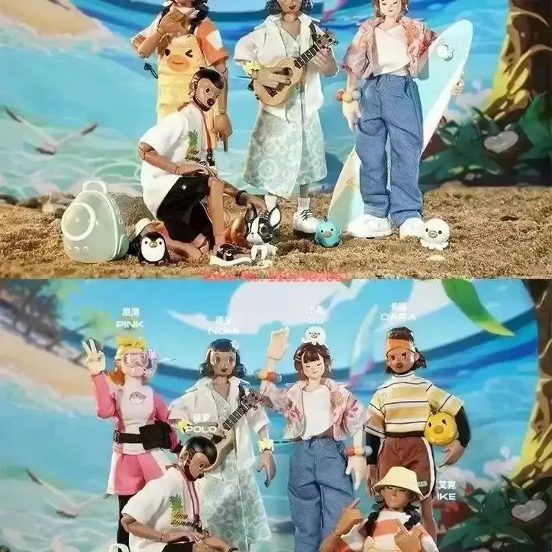 Come4arts Action Figures Hip-Hop Street Dance Series Anime Trendy  Fashion Doll Toy Collection Model Toys For Boys Gift