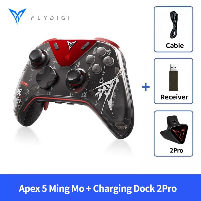 Flydigi APEX 5/4 Game Controller Black Myth WuKong Handle Elite Force Feedback Trigger Wireless Gamepads PC/Switch/Mobile/TV