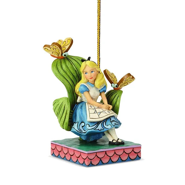 Disney Prinzessin Kawaii Schneewittchen Meerjungfrau Ariel Weihnachtsbaum Dekor Acryl Flugzeug Hängender Anhänger Spielzeug Kinder Überraschungsgeschenke