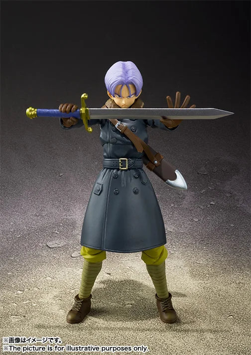 100% Original Bandai Shf Sh Figuarts Dragon Ball Xenoverse Edition Trunks Action Figures Anime Model Toys Collection