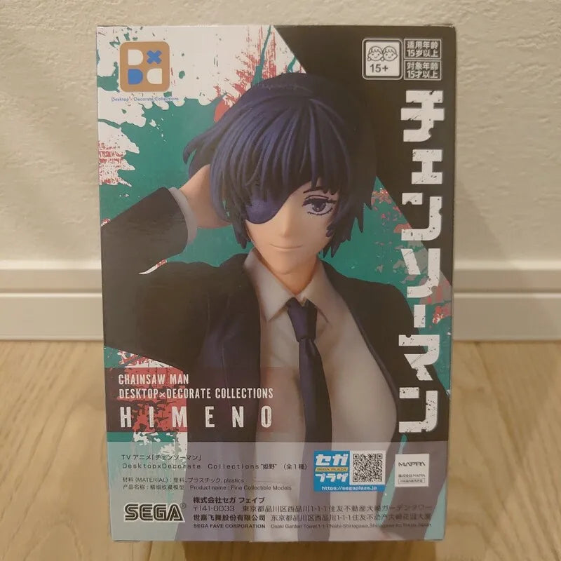 In Stock SEGA CHAINSAW MAN TV Ver. Desktop×Decorate Collections HIMENO PVC Anime Action Figures Model Collection Toy