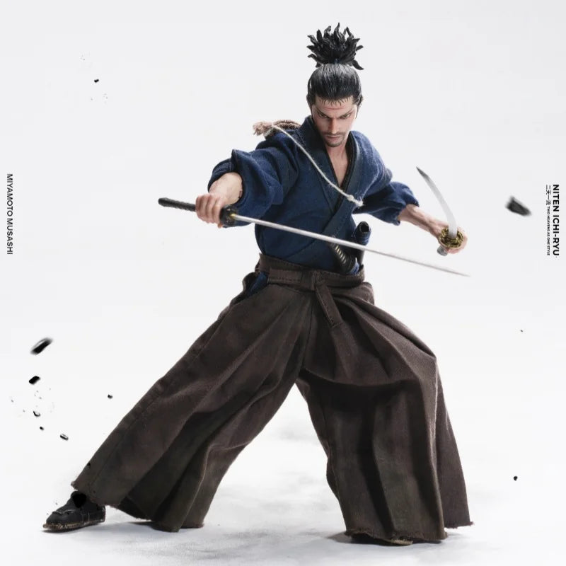 Niten Ichi Ryu Miyamoto Musashi Articulated Action Figure 1 12 Scale Vagabond Samurai Cloth Outfit Collectible For Adult Gift