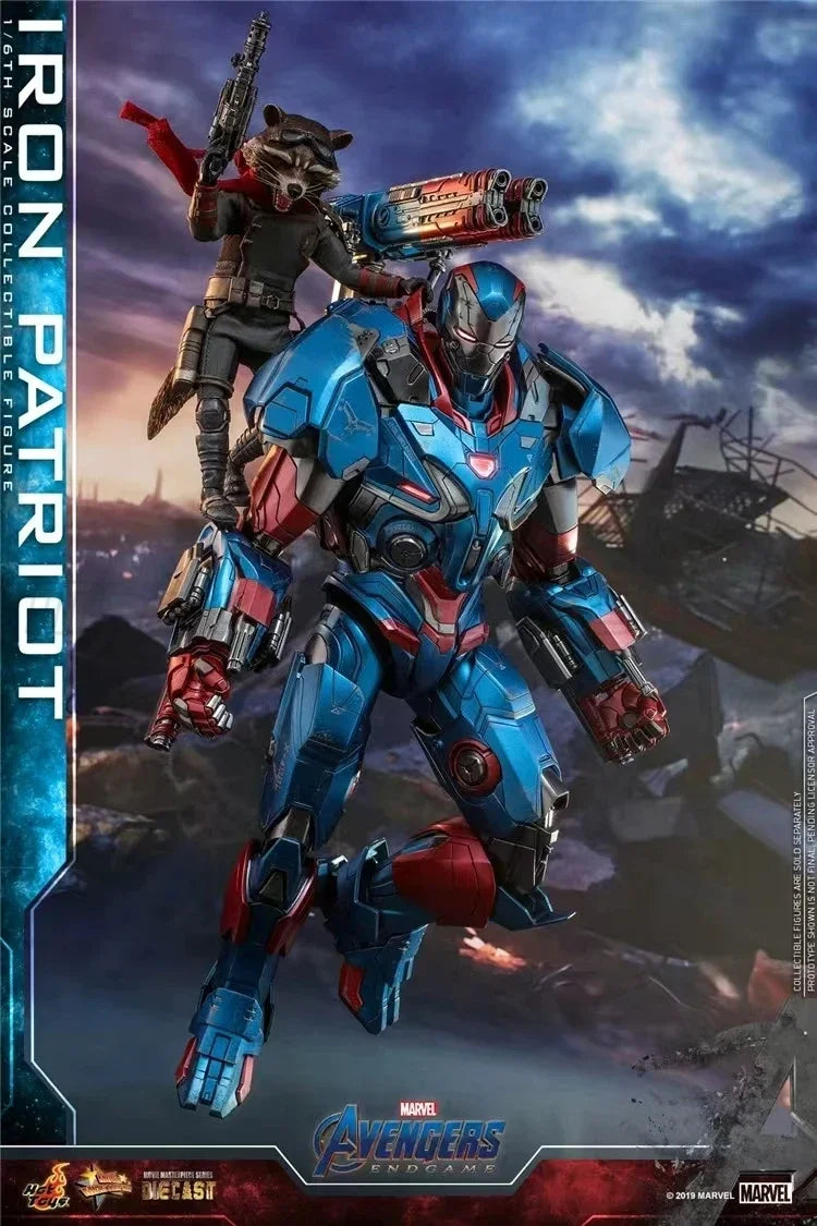 【MT】Hot Toys MMS547D34 Marvel "Avengers 4: Endgame" Iron Patriot 1:6 Scale Alloy Collectible Doll Movable Model Toy Gift