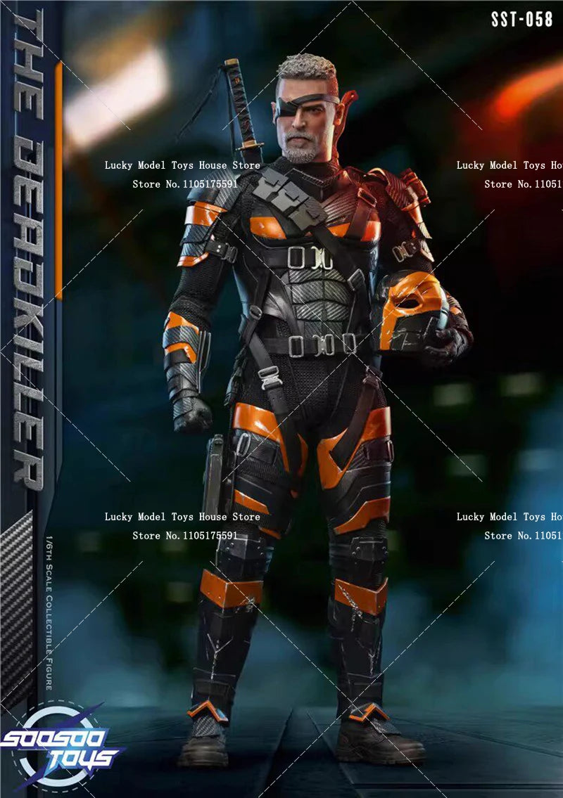 Soosootoys SST-058 1/6 The Dead Killer White Hair Man Action Figure Collection Comic Villain Hero 12inch Full Set Soldier Model