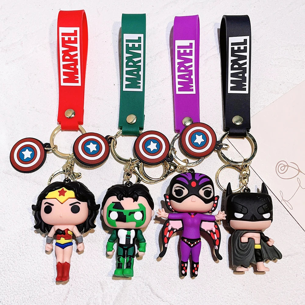 Disney Cartoon Marvel Anime Spider-Man Anhänger Schlüsselanhänger Schlüsselring Autoschlüsselring Handytasche Schmuck zum Aufhängen Kindergeschenke