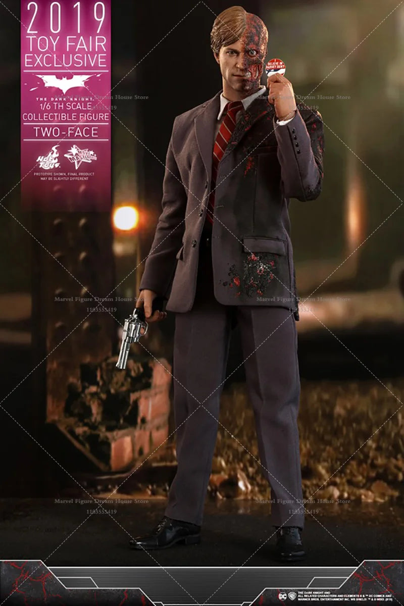 HOTTOYS MMS546 1/6 Scale Two-Face Harvey Extremization Absolute Justice Souvenir Coin 12-inch Full Set Action Figure Soldier
