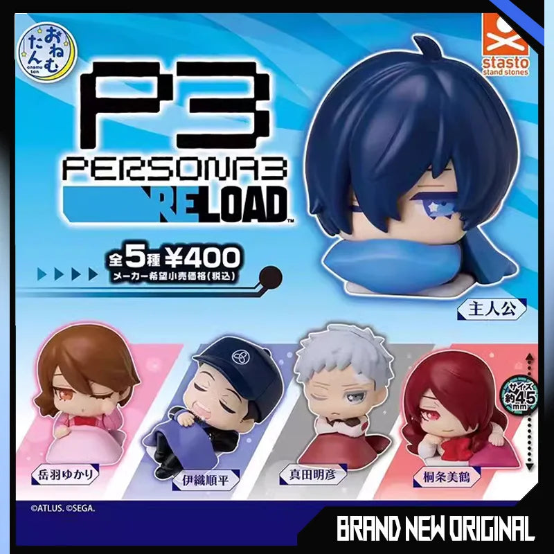 stasto Action Figures Model Persona Yukari Takeba Junpei Iori Sanada Kirijo Gashapon Official Genuine Collectable ornaments
