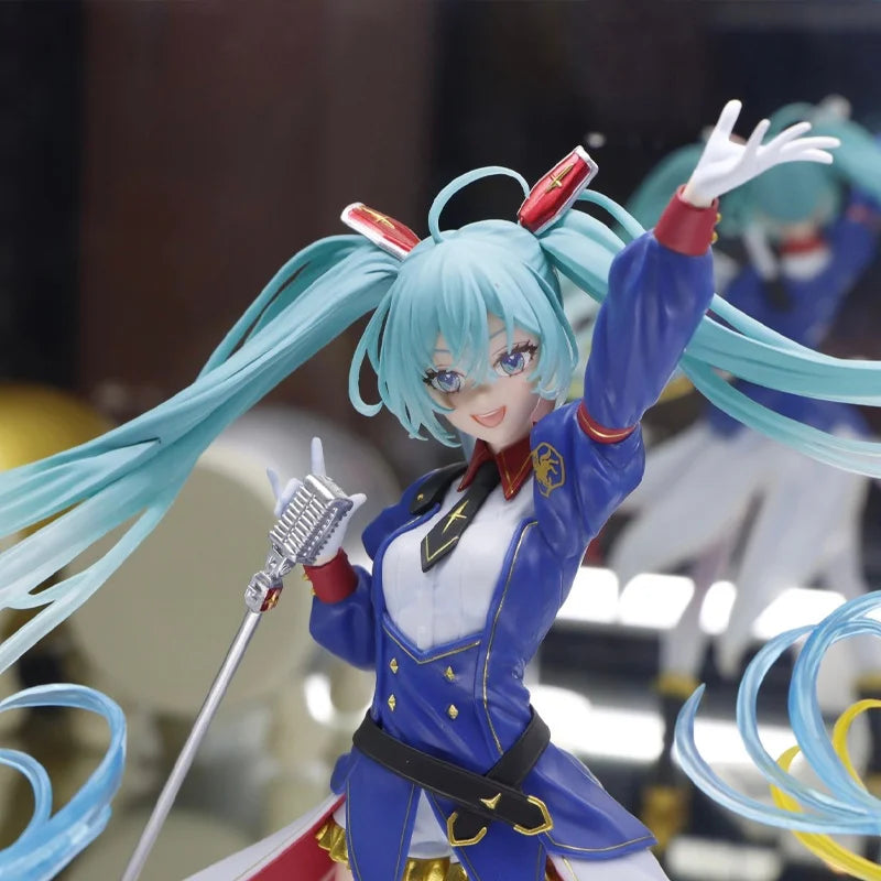 In Stock  Genuine Bandai Evolve Gundam X Miku Anniversary Speical Project Banpresto Vocaloid Hatsune Miku Collectibles Toy