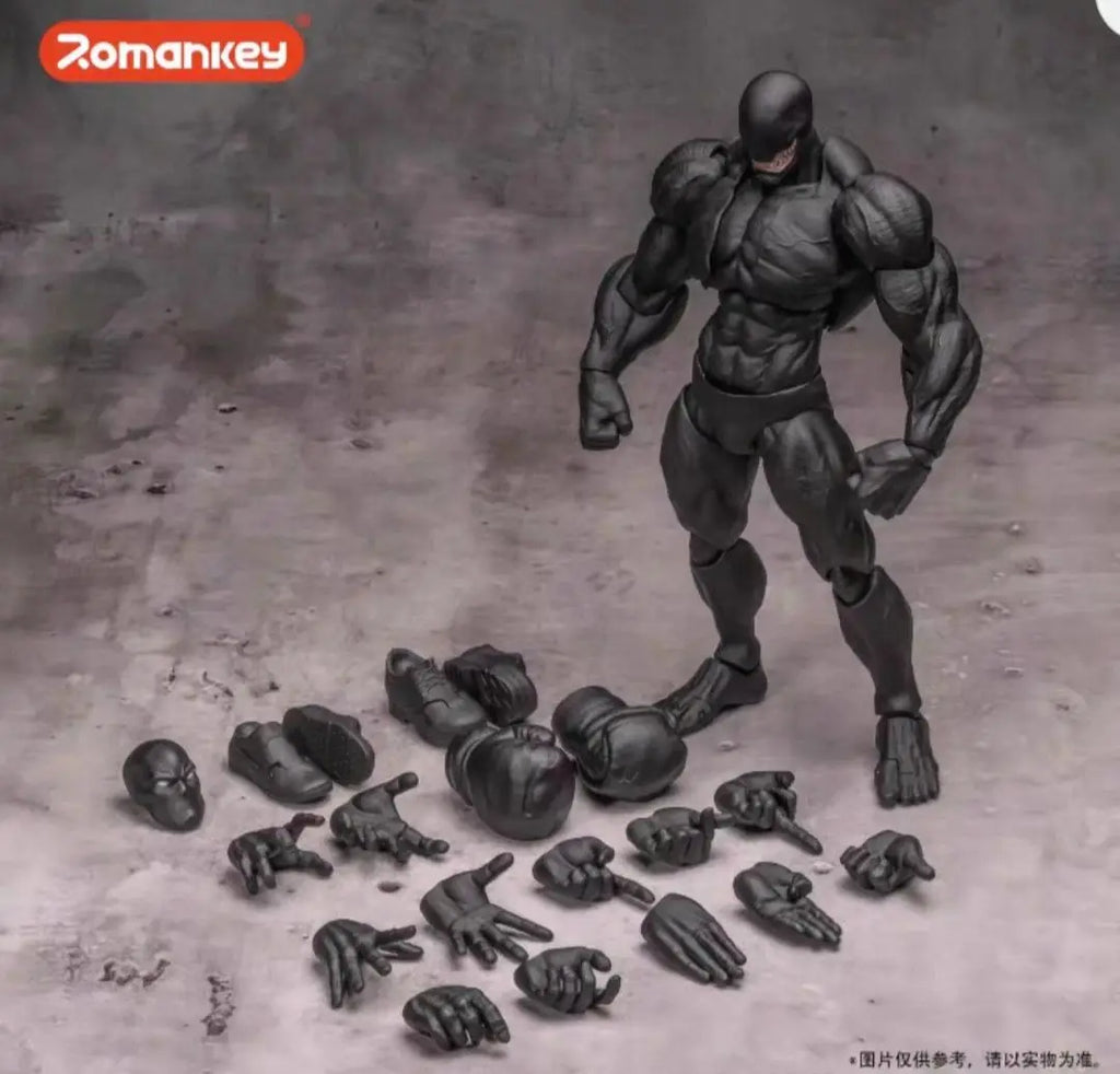 In stock, Genuine ROMANKEY Big Guy 2025 Limited Venom Edition 1/12 Action Figure Model, Collectible Gift