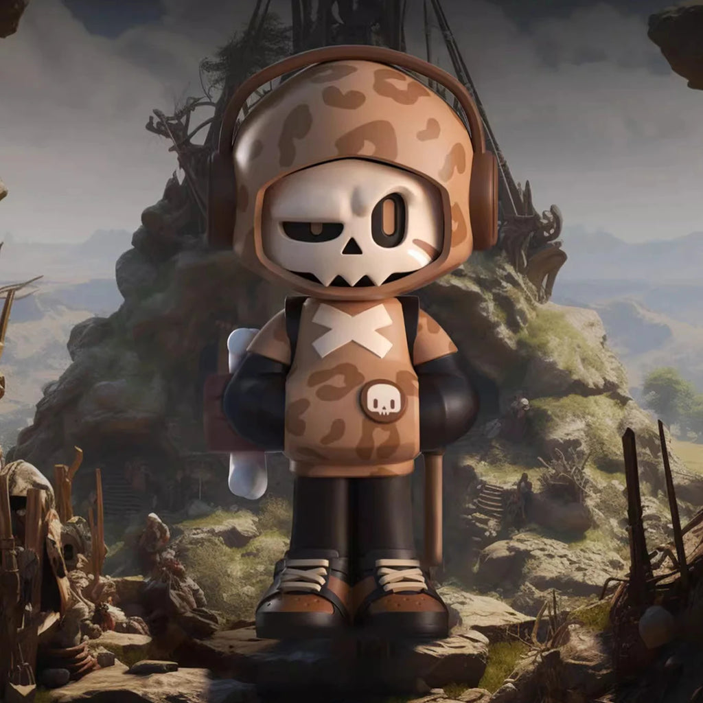 Mr.Bone Mini 2 Generation Time Traveler Series Caixa Caja Dolls Gift Anime Action Figure Toys Desktop Ornament