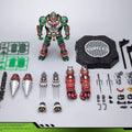 【IN STOCK】JOYTOY HEATBOYS Raphael mechanical turtle series finished alloy product model 1/100 Action Figures Collect figurines