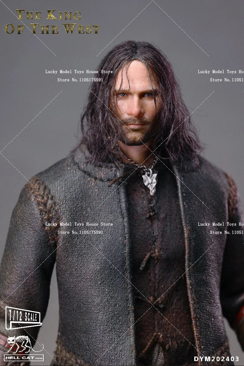 Hell Cat Studio DYM202403 1/12 Collectible Ranger Cloth Action Figure King of the West Fiction Movie 6inch Soldier Model Gift
