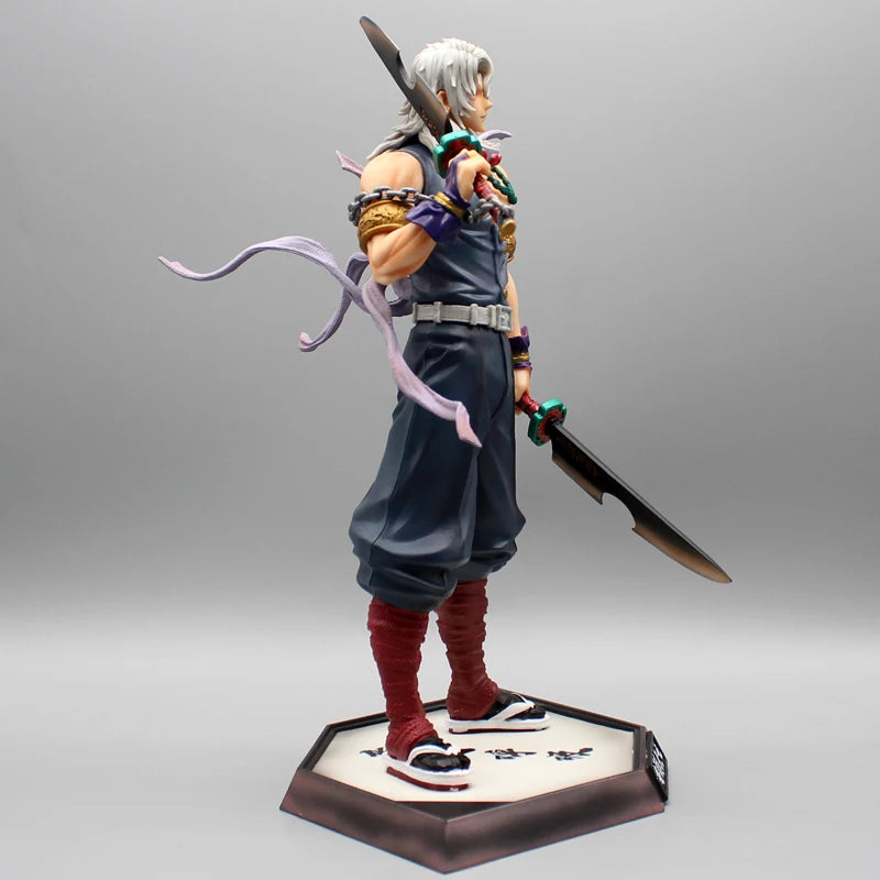 Dämon Slayer Anime Figur Uzui Tengen Gk Statue Figurine Pvc Modell Puppe Sammlung Desktop Ornament Spielzeug Kinder Geburtstag Geschenke