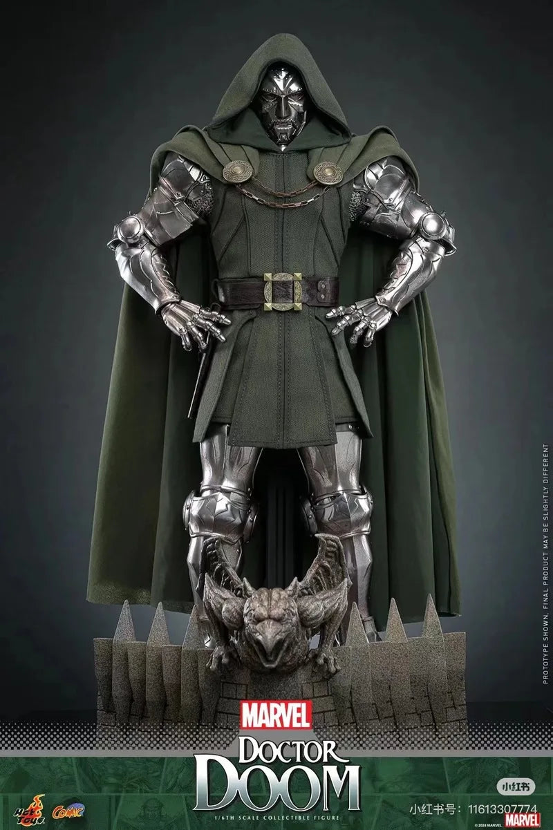Hot Toys 1/6 Scale Marvel Doctor Doom Action Figure Cms022 Trendy Desktop Ornament Collectible Toy For Boys Ideal Xmas Gift