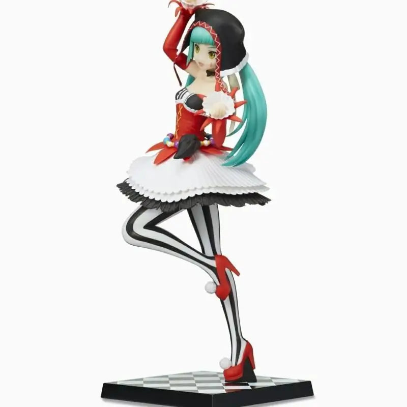 Genuine Sega Hatsune Mike Clown Clothing Project Diva Arcade Future Tone Spm Pvc Collector Anime Figure Model Toy Gift In Stock