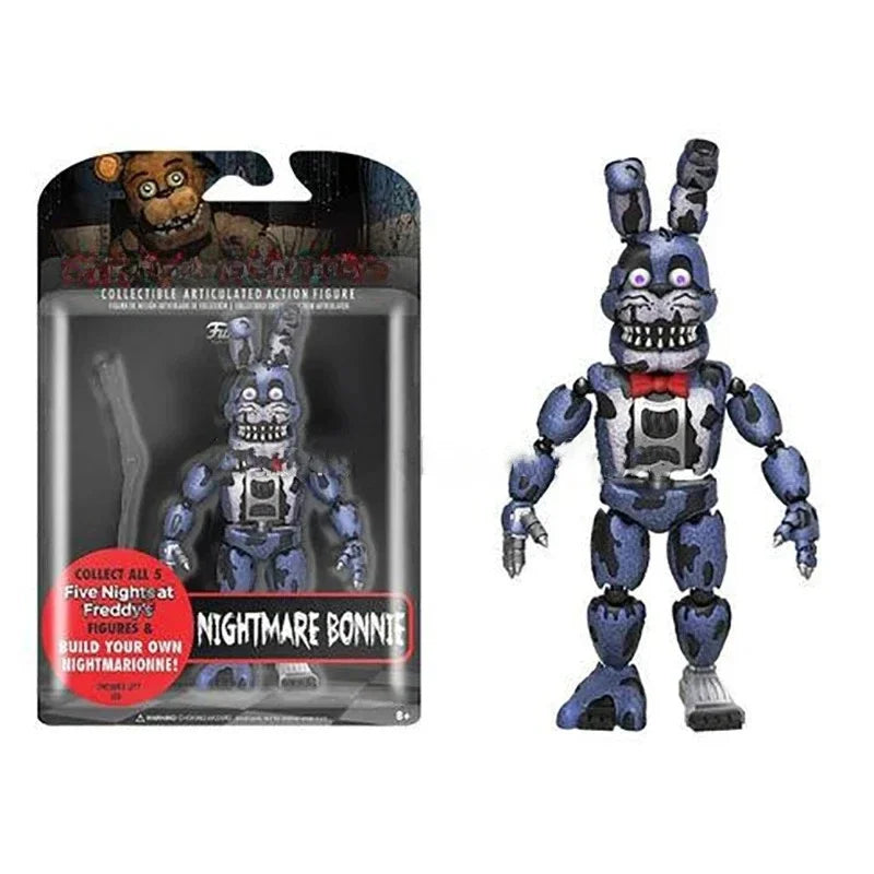 Sundrop FNAF Figures SUN & MOON Joker Freddy Bonnie Foxy Chica Fazbear Bear Action Figure Movable Figurine Dolls Toys