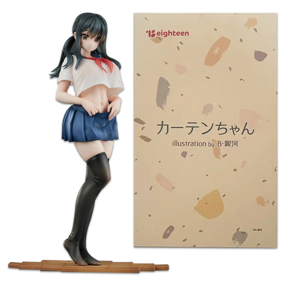 26cm Anime Curtain Sauce Figur Uniformen Kawaii Undressable Girl Actionfiguren PVC Sammlung Modell Puppenspielzeug Galaxy Production