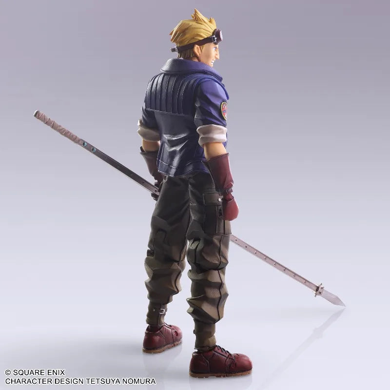 In Stock Square Enix Bring Arts Final Fantasy VII Cid Highwind Articulated Action Figure Anime Cartoon Action Figure Gifts Toys
