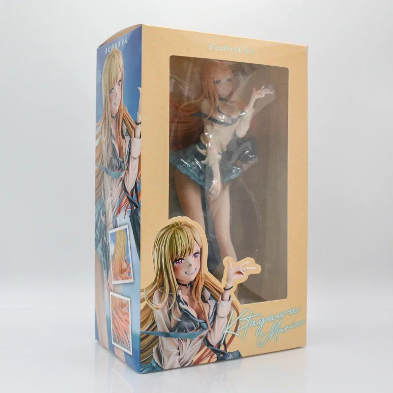 23cm My Dress-Up Darling Marin Kitagawa Swimsuit Anime Girl Figure Marin Kitagawa Bikini Action Figure Adult Sexy Model Doll Toy